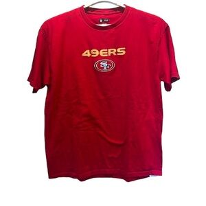 NFL Men’s Line of Scrimmage San Francisco 49ers Football Red T-Shirt Size XL